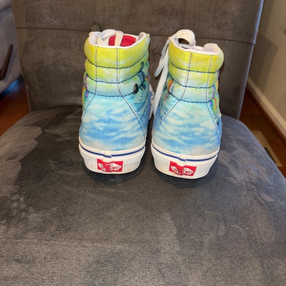 Vans SpongeBob Square-Pants  Hi Imagination Rainbow Hi Top Sneakers M 8 W 9.5 - Picture 4 of 5